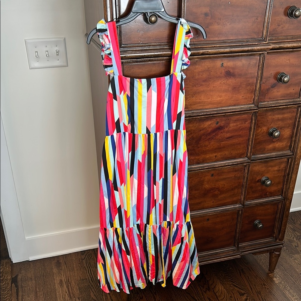 Crosby by Mollie Burch Colorful Striped Dress